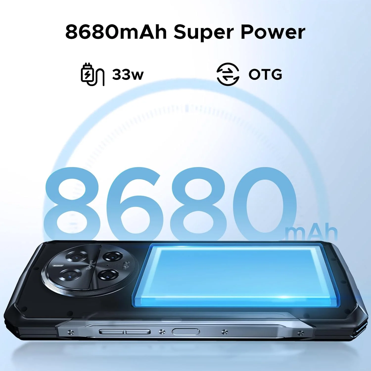 گوشی هوشمند مقاوم DOOGEE V40 Pro 5G، آنلاک شده با صفحه نمایش پشتی 1.47 اینچی، 36 گیگابایت + 512 گیگابایت/TF 2 ترابایت، گوشی مقاوم اندروید 14، باتری 8680 میلی آمپر ساعتی، 200 مگاپیکسل + 32 مگاپیکسل، صفحه نمایش 6.78 اینچی FHD+ 120 هرتز IPS، 3 اسلات کارت/بازگشایی دوگانه/NFC/WiFi6 گوشی هوشمند مقاوم DOOGEE V40 Pro 5G، آنلاک شده با صفحه نمایش پشتی 1.47 اینچی، 36 گیگابایت + 512 گیگابایت/TF 2 ترابایت، گوشی مقاوم اندروید 14، باتری 8680 میلی آمپر ساعتی، 200 مگاپیکسل + 32 مگاپیکسل، صفحه نمایش 6.78 اینچی FHD+ 120 هرتز IPS، 3 اسلات کارت/بازگشایی دوگانه/NFC/WiFi6