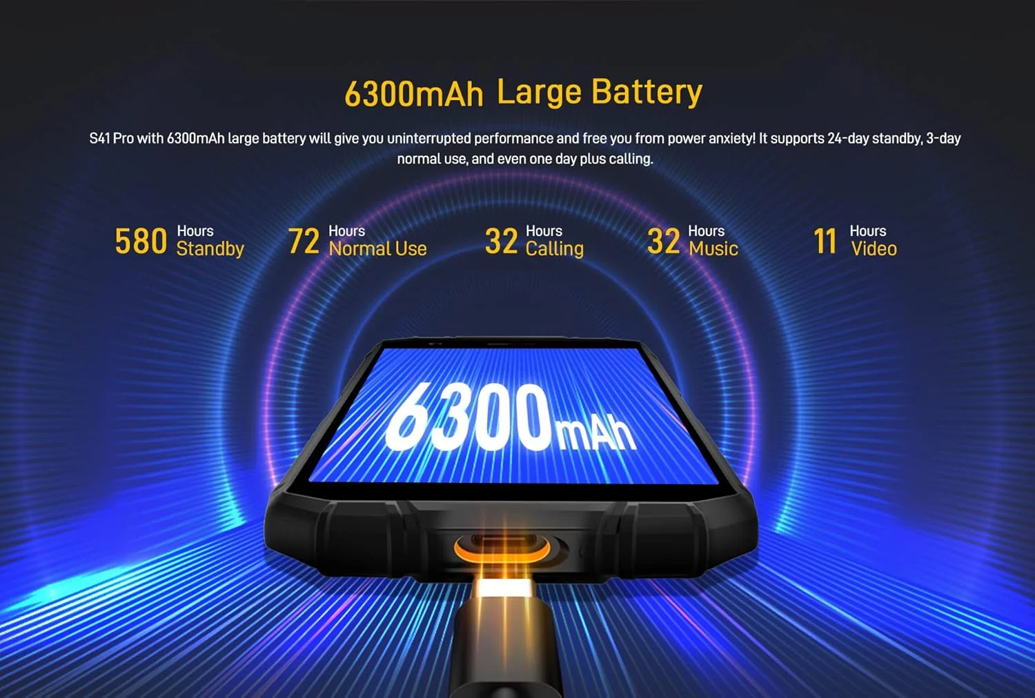 گوشی موبایل مقاوم DOOGEE مدل S41 PRO با اندروید 12، پردازنده هشت هستهای، 4 گیگابایت رم + 32 گیگابایت حافظه داخلی (قابل ارتقا تا 1 ترابایت)، باتری 6300 میلیآمپر، دوربین سهگانه 13 مگاپیکسلی AI، گوشی هوشمند ضد آب، ضد ضربه و ضد گرد و غبار با استاندارد IP68، دو سیم کارت، صفحه نمایش 5.5 اینچی HD+، GPS NFC - مشکی گوشی موبایل مقاوم DOOGEE مدل S41 PRO با اندروید 12، پردازنده هشت هستهای، 4 گیگابایت رم + 32 گیگابایت حافظه داخلی (قابل ارتقا تا 1 ترابایت)، باتری 6300 میلیآمپر، دوربین سهگانه 13 مگاپیکسلی AI، گوشی هوشمند ضد آب، ضد ضربه و ضد گرد و غبار با استاندارد IP68، دو سیم کارت، صفحه نمایش 5.5 اینچی HD+، GPS NFC - مشکی
