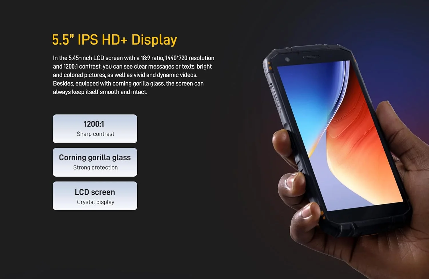 گوشی موبایل مقاوم DOOGEE مدل S41 PRO با اندروید 12، پردازنده هشت هستهای، 4 گیگابایت رم + 32 گیگابایت حافظه داخلی (قابل ارتقا تا 1 ترابایت)، باتری 6300 میلیآمپر، دوربین سهگانه 13 مگاپیکسلی AI، گوشی هوشمند ضد آب، ضد ضربه و ضد گرد و غبار با استاندارد IP68، دو سیم کارت، صفحه نمایش 5.5 اینچی HD+، GPS NFC - مشکی گوشی موبایل مقاوم DOOGEE مدل S41 PRO با اندروید 12، پردازنده هشت هستهای، 4 گیگابایت رم + 32 گیگابایت حافظه داخلی (قابل ارتقا تا 1 ترابایت)، باتری 6300 میلیآمپر، دوربین سهگانه 13 مگاپیکسلی AI، گوشی هوشمند ضد آب، ضد ضربه و ضد گرد و غبار با استاندارد IP68، دو سیم کارت، صفحه نمایش 5.5 اینچی HD+، GPS NFC - مشکی