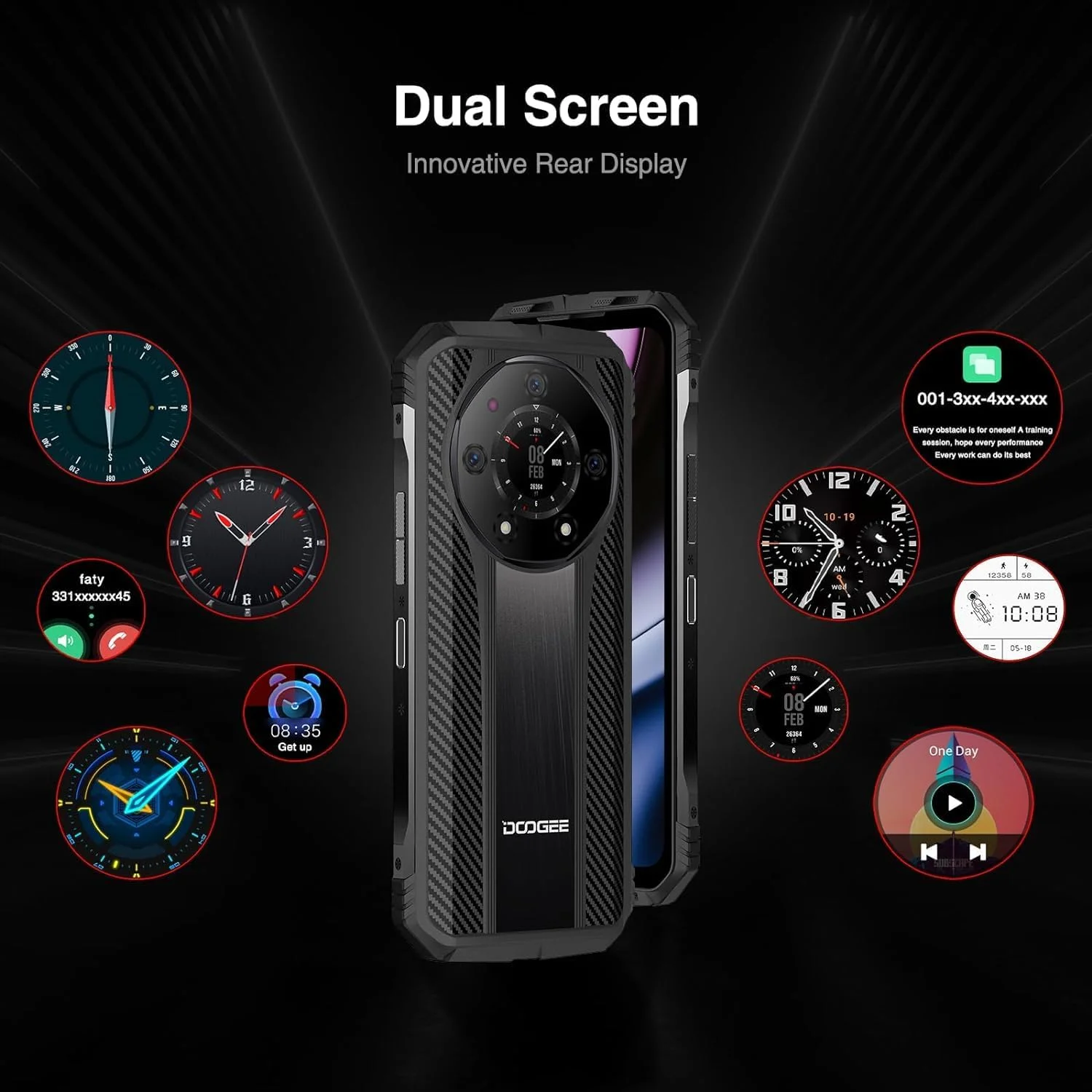 گوشی مقاوم DOOGEE S110 2023، اندروید 13، رم 22 گیگابایت + رام 256 گیگابایت (TF 2 ترابایت)، باتری 10800 میلی آمپر ساعت/66 وات، دید در شب 50 مگاپیکسل + 24 مگاپیکسل، 4G دو سیم کارت، OTG/GPS/NFC (مشکی) گوشی مقاوم DOOGEE S110 2023، اندروید 13، رم 22 گیگابایت + رام 256 گیگابایت (TF 2 ترابایت)، باتری 10800 میلی آمپر ساعت/66 وات، دید در شب 50 مگاپیکسل + 24 مگاپیکسل، 4G دو سیم کارت، OTG/GPS/NFC (مشکی)