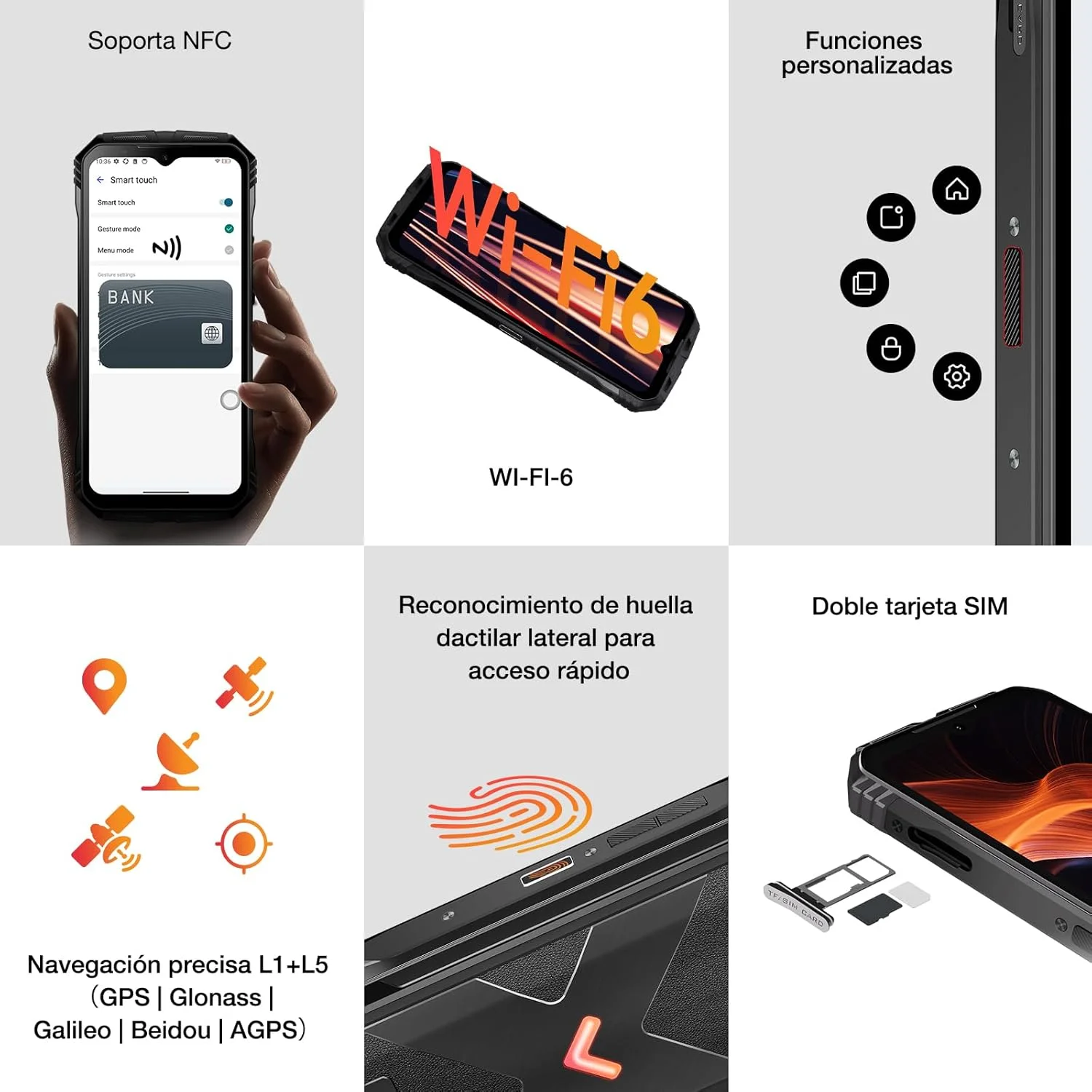گوشی مقاوم DOOGEE V MAX Plus 5G، با 36 گیگابایت رم + 512 گیگابایت حافظه داخلی، دوربین سه گانه 200 مگاپیکسلی + دید در شب 20 مگاپیکسلی، صفحه نمایش 6.58 اینچی FHD+ 120 هرتز، باتری 22000 میلی آمپر ساعتی/33 وات، پردازنده Tenguet 7050، اندروید 14، تلفن مقاوم در برابر همه شرایط IP68/IP69K، NFC/WiFi6 (مشکی) گوشی مقاوم DOOGEE V MAX Plus 5G، با 36 گیگابایت رم + 512 گیگابایت حافظه داخلی، دوربین سه گانه 200 مگاپیکسلی + دید در شب 20 مگاپیکسلی، صفحه نمایش 6.58 اینچی FHD+ 120 هرتز، باتری 22000 میلی آمپر ساعتی/33 وات، پردازنده Tenguet 7050، اندروید 14، تلفن مقاوم در برابر همه شرایط IP68/IP69K، NFC/WiFi6 (مشکی)