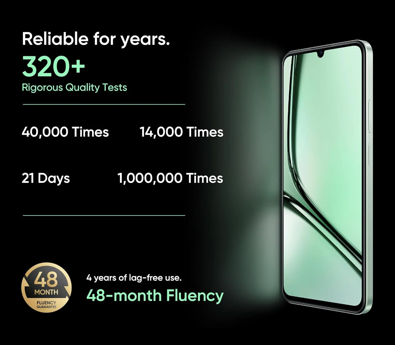 گوشی موبایل Realme Note 60X (رم 3 گیگابایت، حافظه داخلی 64 گیگابایت) - صفحه نمایش 6.74 اینچی 90 هرتز، باتری 5000 میلی آمپر، Unisoc T612، دوربین 8 مگاپیکسل، اندروید 14 | دو سیم کارت | شیشه تقویت شده | Type-C - نسخه خاورمیانه (مشکی مرمر) گوشی موبایل Realme Note 60X (رم 3 گیگابایت، حافظه داخلی 64 گیگابایت) - صفحه نمایش 6.74 اینچی 90 هرتز، باتری 5000 میلی آمپر، Unisoc T612، دوربین 8 مگاپیکسل، اندروید 14 | دو سیم کارت | شیشه تقویت شده | Type-C - نسخه خاورمیانه (مشکی مرمر)
