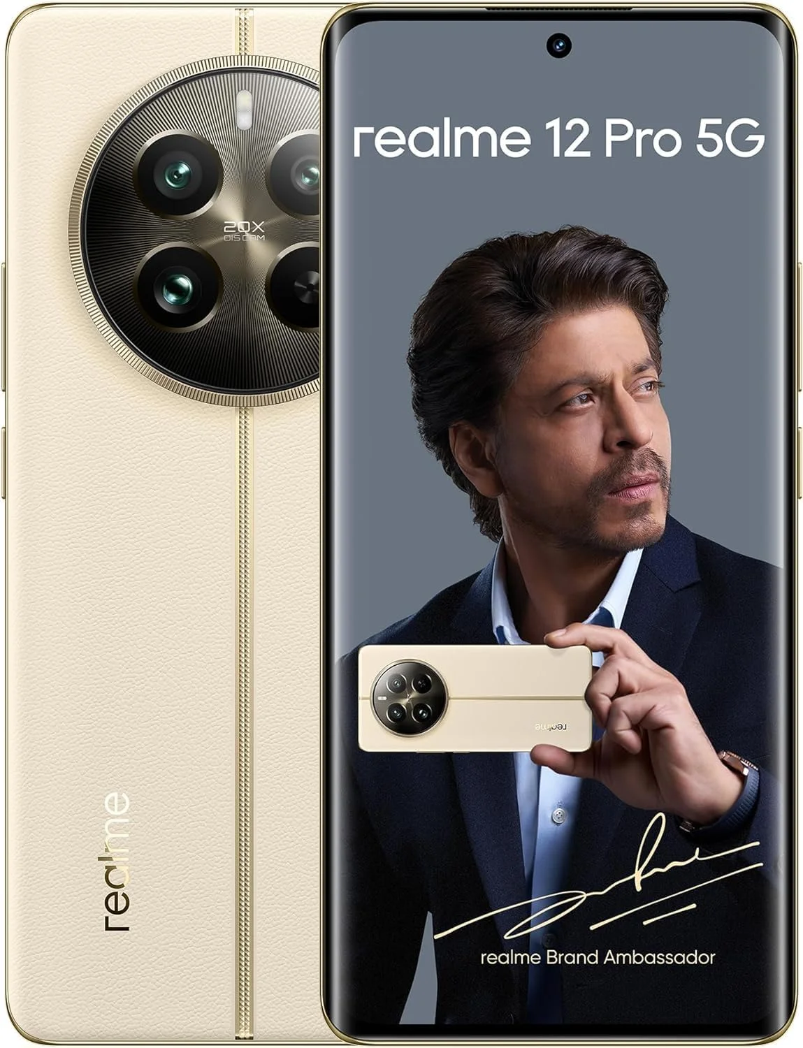 گوشی موبایل realme 12 Pro 5G دو سیم کارت (رنگ بژ Navigator، 8 گیگابایت رم، 256 گیگابایت حافظه داخلی) | دوربین تله فوتو پرتره 32 مگاپیکسلی | صفحه نمایش خمیده 120 هرتز | Qualcomm Snapdragon® 6 Gen 1 | 12 ماه گارانتی - نسخه خاورمیانه