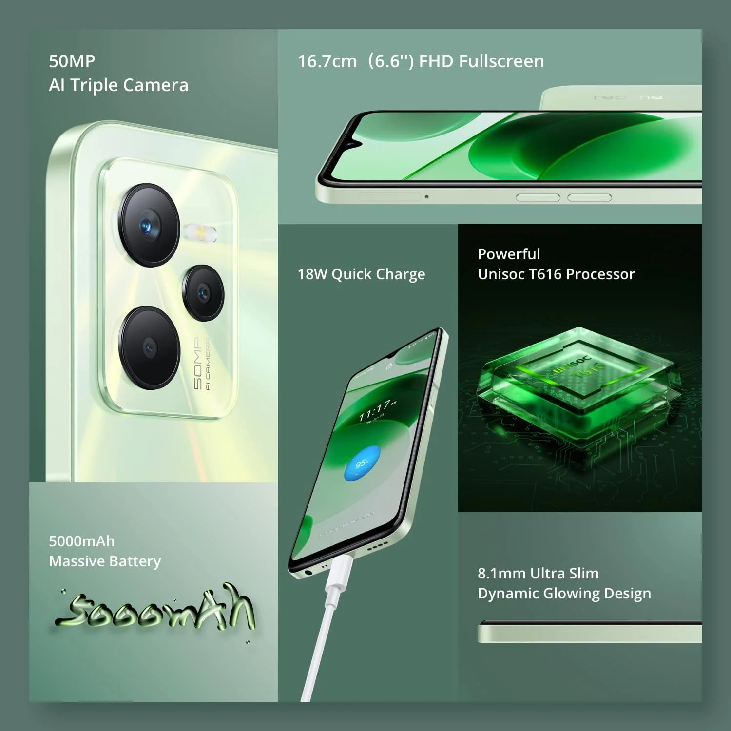 گوشی موبایل Realme C35 دو سیم کارت 64 گیگابایت رام + 4 گیگابایت (فقط GSM | بدون CDMA) کارخانه آنلاک شده 4G/LTE (مشکی درخشان) - نسخه بین المللی گوشی موبایل Realme C35 دو سیم کارت 64 گیگابایت رام + 4 گیگابایت (فقط GSM | بدون CDMA) کارخانه آنلاک شده 4G/LTE (مشکی درخشان) - نسخه بین المللی