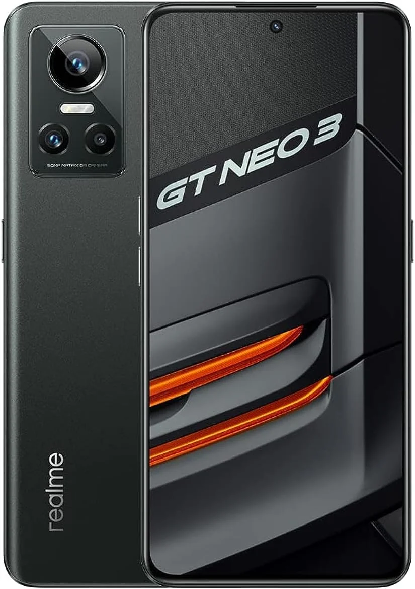 گوشی موبایل ریلمی GT Neo 3 150W دو سیم کارت 256 گیگابایت رام + 12 گیگابایت رم 5G (مشکی آسفالت) - نسخه بین المللی