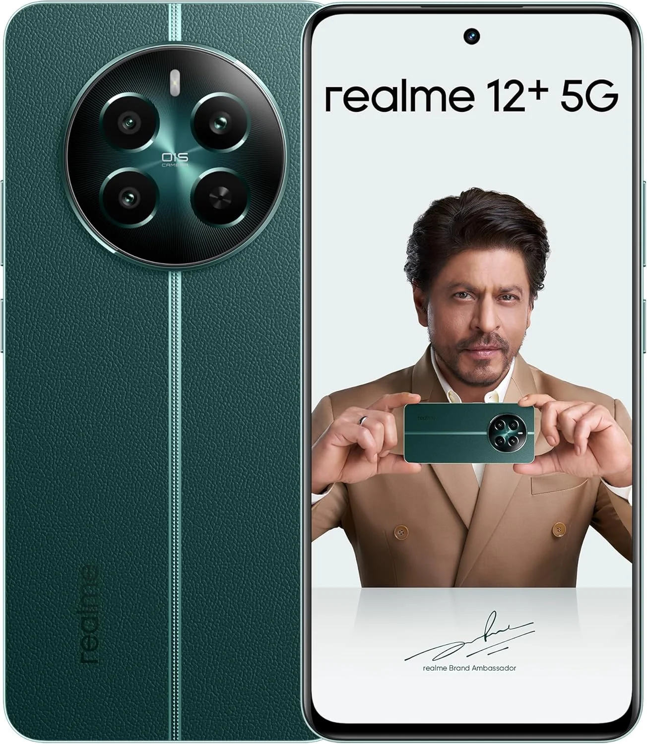 realme 12+ 5G (سبز پیشگام، 8 گیگابایت رم، 256 گیگابایت رام) | نمایشگر 120 هرتز فوق‌العاده روان AMOLED | باتری 5000 میلی‌آمپر ساعت | مقاومت در برابر گرد و غبار و آب IP54 | 12 ماه گارانتی - نسخه خاورمیانه