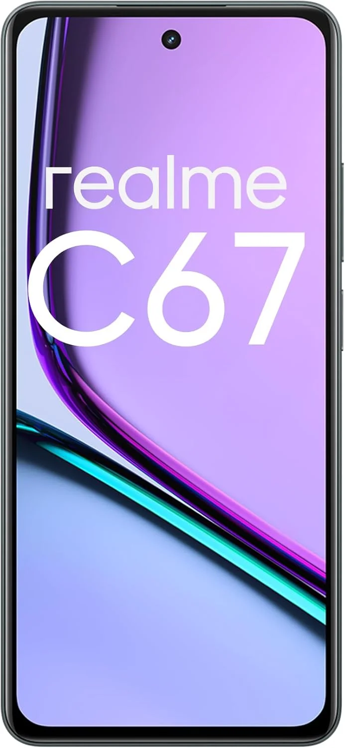 گوشی موبایل ریلمی C67 4G (مشکی راک، 8 گیگابایت رم، 256 گیگابایت حافظه داخلی) | دوربین 108 مگاپیکسلی با زوم 3 برابری درون حسگر | تراشه اسنپدراگون 685 6 نانومتری | نمایشگر 90 هرتزی 950 نیتی | مقاومت در برابر آب IP54 | 12 ماه گارانتی