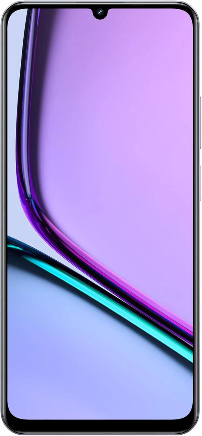گوشی هوشمند 4G دو سیم کارته realme Note 60، حافظه 128 گیگابایت، رم 4 گیگابایت، صفحه نمایش 6.74 اینچی 90 هرتز، دوربین 32 مگاپیکسل، باتری 5000 میلی آمپر ساعت، مقاوم در برابر گرد و غبار و پاشش آب IP64، 12 ماه گارانتی - نسخه خاورمیانه (مشکی مرمر)