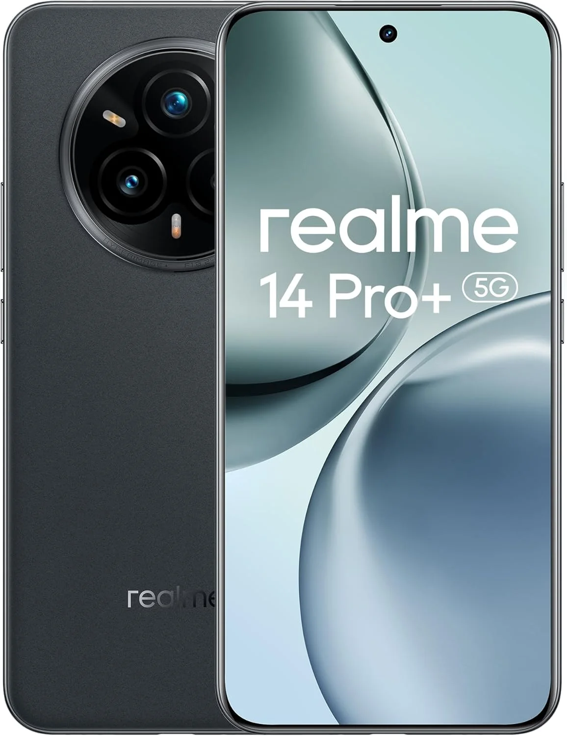 گوشی هوشمند Realme 14 Pro+ دو سیم کارت 256 گیگابایت رام + 8 گیگابایت رم (فقط GSM | بدون CDMA) نسخه بین المللی کارخانه آنلاک شده 5G (خاکستری جیر)