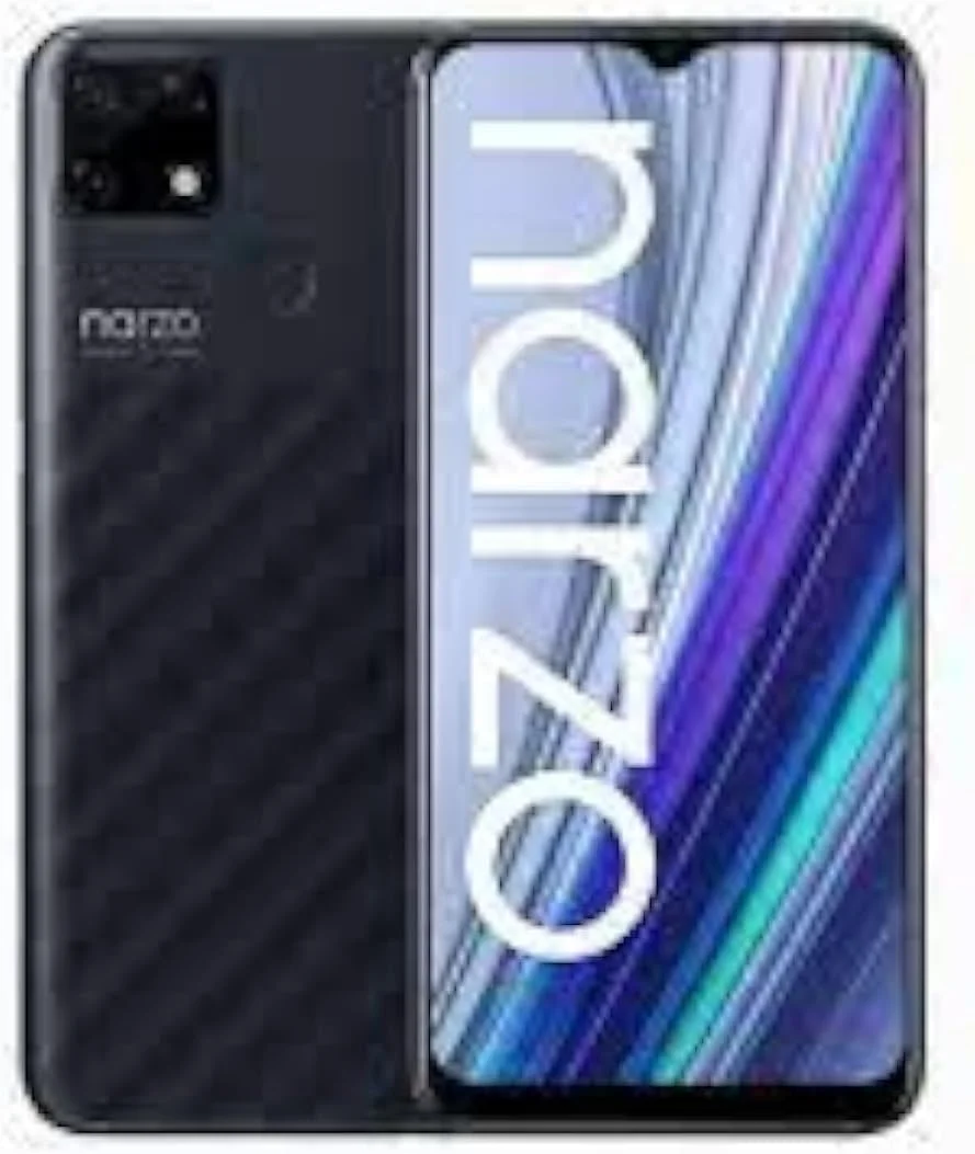 گوشی موبایل Realme Narzo 30A دو سیم کارت 64 گیگابایت حافظه داخلی + 4 گیگابایت رم (فقط GSM | بدون CDMA) نسخه بین المللی آنلاک شده کارخانه 4G/LTE (مشکی)
