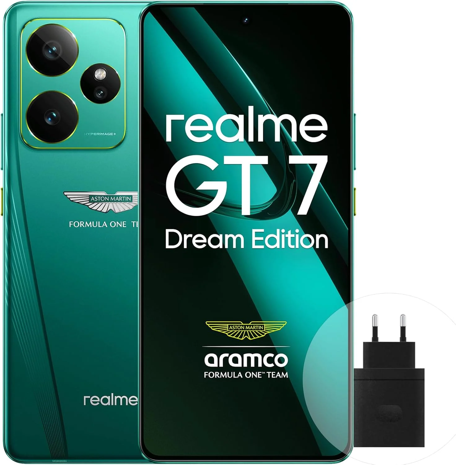 گوشی موبایل ریلمی GT 7 دو سیم کارت 512 گیگابایت رام + 16 گیگابایت رم (فقط GSM | بدون CDMA) نسخه بین المللی آنلاک فکتوری 5G (سبز استون مارتین)