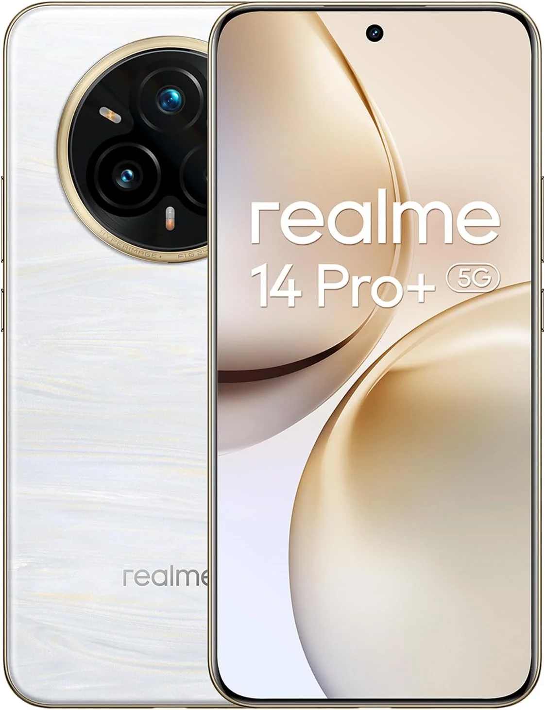 گوشی موبایل Realme 14 Pro+ دو سیم کارت 256 گیگابایت رام + 8 گیگابایت رم (فقط GSM | بدون CDMA) نسخه بین المللی کارخانه آنلاک شده 5G (سفید صدفی) گوشی موبایل Realme 14 Pro+ دو سیم کارت 256 گیگابایت رام + 8 گیگابایت رم (فقط GSM | بدون CDMA) نسخه بین المللی کارخانه آنلاک شده 5G (سفید صدفی)
