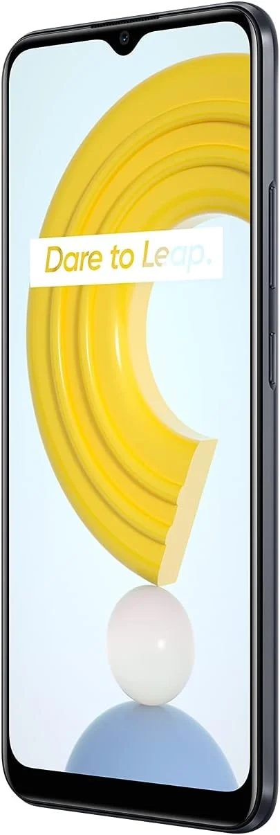 گوشی موبایل دو سیم کارته Realme C21Y با حافظه داخلی 64 گیگابایت و رم 4 گیگابایت (فقط GSM | بدون CDMA) نسخه بین المللی، آنلاک شده کارخانه ای 4G/LTE (مشکی ضربدری)