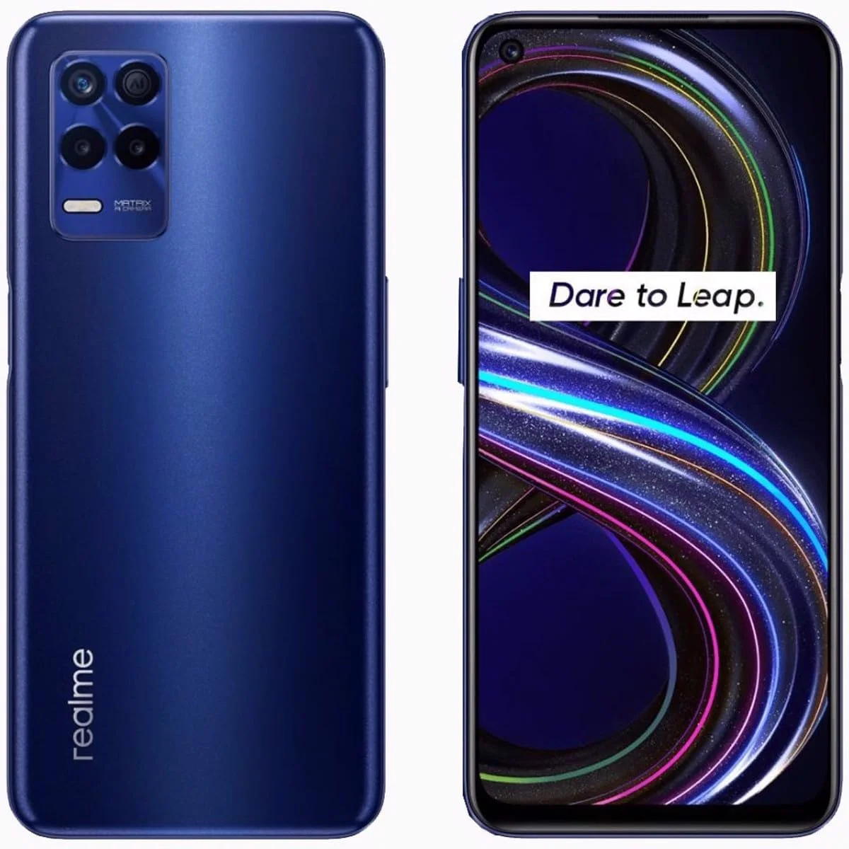 گوشی موبایل realme 8s 5G (آبی کهکشانی، 6 گیگابایت رم، 128 گیگابایت حافظه داخلی)، میان رده