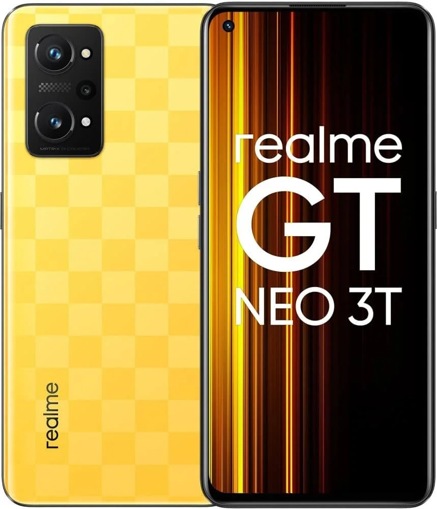 گوشی موبایل ریلمی GT Neo 3T 5G (زرد داش، 6 گیگابایت رم، 128 گیگابایت حافظه داخلی)