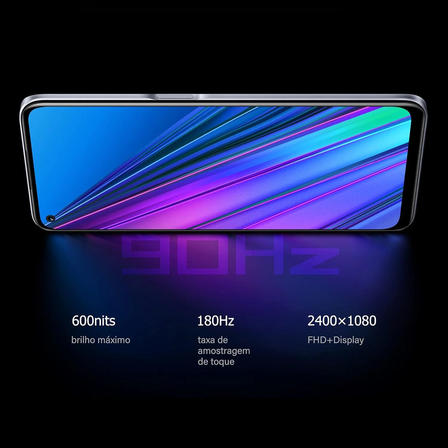 گوشی هوشمند 5G دو سیم کارته Realme Narzo 30 با حافظه داخلی 128 گیگابایت و رم 4 گیگابایت (فقط GSM | بدون CDMA) - نسخه بین المللی (نقره ای مسابقه ای)