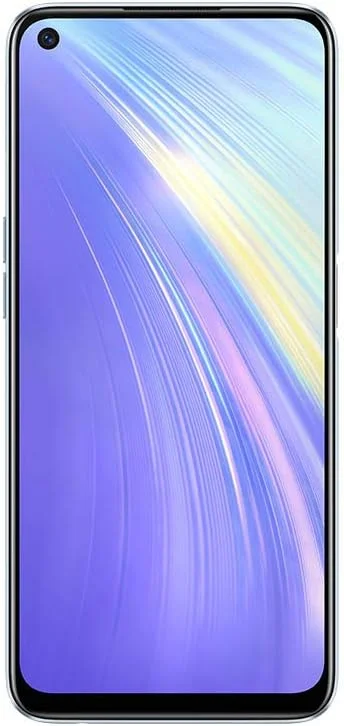 گوشی هوشمند realme 6 با صفحه نمایش 6.5 اینچی، پردازنده هشت هسته ای، 4 گیگابایت رم و 64 گیگابایت حافظه داخلی - سفید