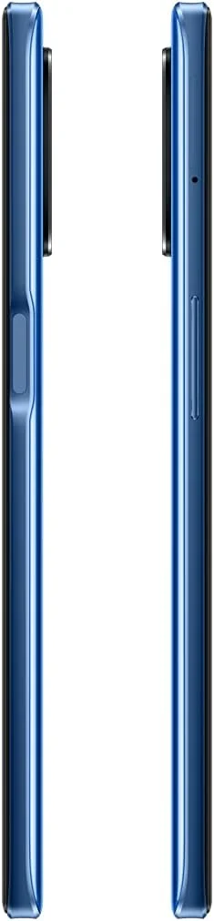 گوشی موبایل دو سیم کارته Realme Narzo 30 با حافظه داخلی 128 گیگابایت و رم 4 گیگابایت (فقط GSM | بدون CDMA) نسخه بین المللی، آنلاک شده کارخانه ای، 5G (آبی مسابقه ای)