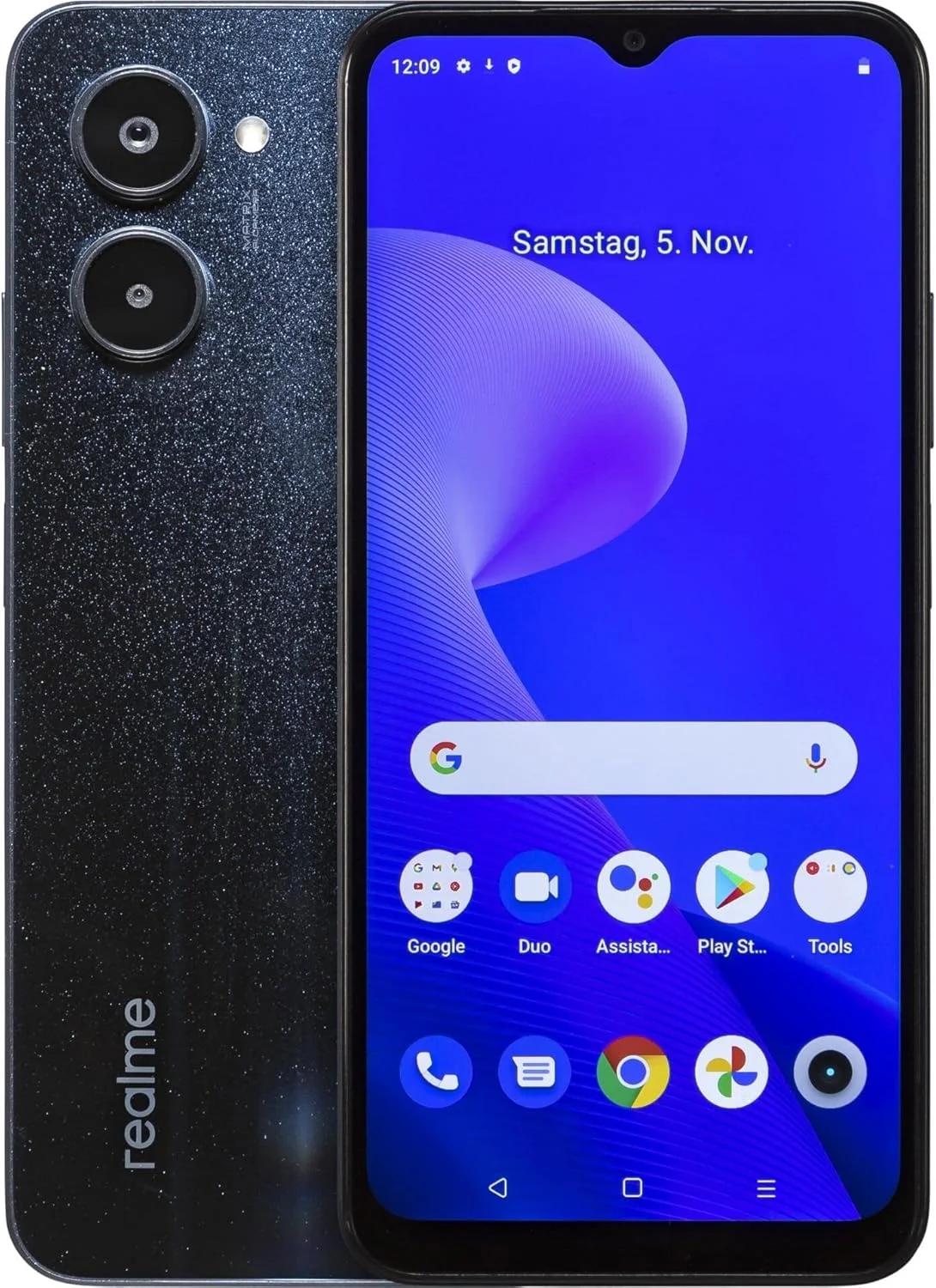 گوشی موبایل Realme C33 دو سیم کارت 64 گیگابایت حافظه داخلی + 4 گیگابایت رم (فقط GSM | بدون CDMA) نسخه بین المللی آنلاک کارخانه ای 4G/LTE (دریای شب)