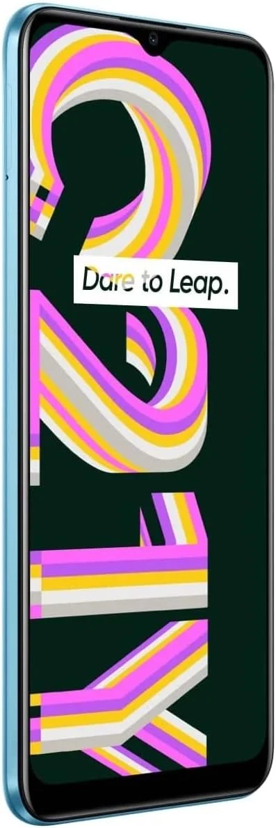 گوشی موبایل ریلمی C21Y دو سیم کارت 32 گیگابایت حافظه داخلی + 3 گیگابایت رم (فقط GSM | بدون CDMA) نسخه بین المللی، آنلاک شده کارخانه ای 4G/LTE (آبی ضربدری)