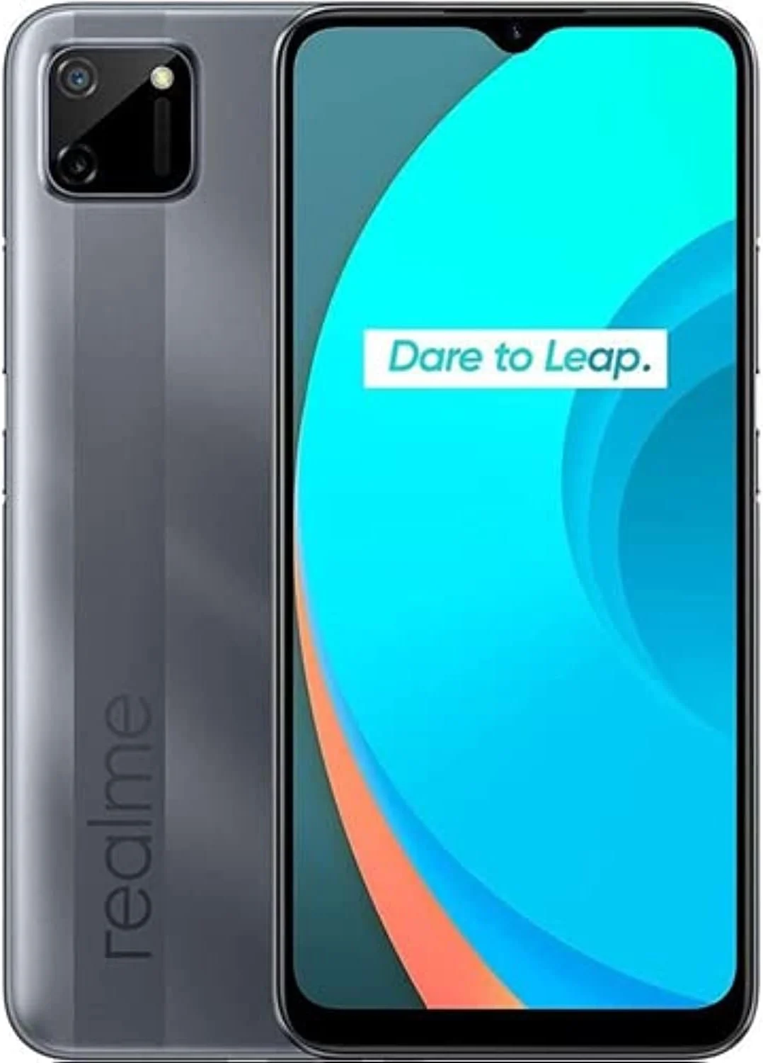 گوشی موبایل Realme C11 (2021) دو سیم کارت 64 گیگابایت حافظه داخلی + 4 گیگابایت رم (فقط GSM | بدون CDMA) نسخه بین المللی آنلاک شده کارخانه ای 4G/LTE (خاکستری خنک)