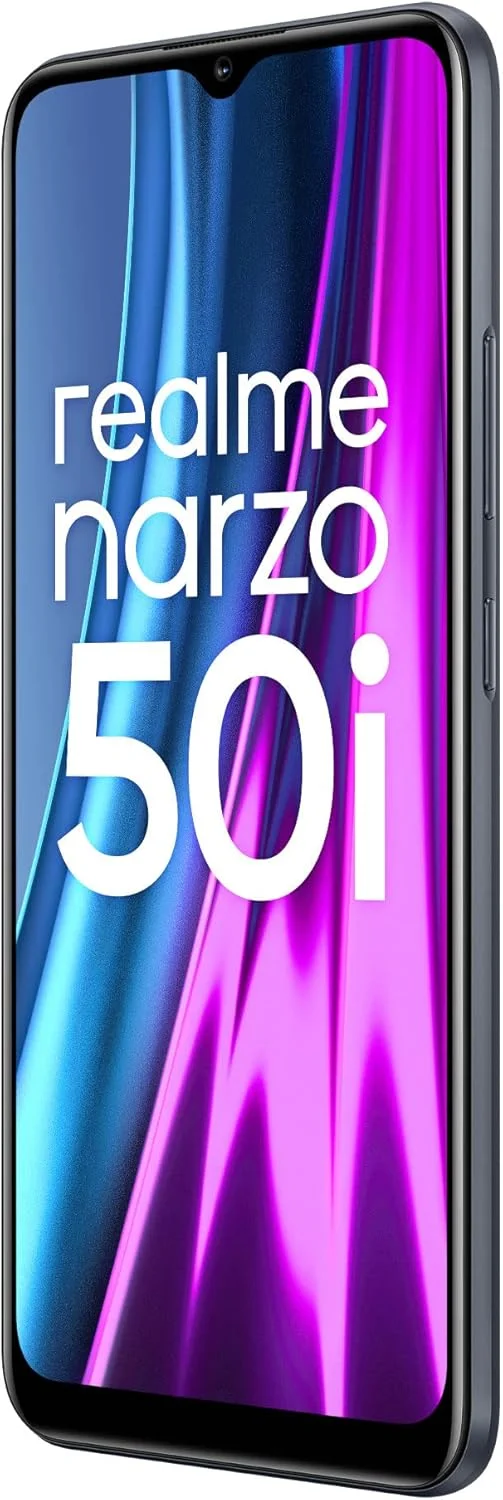 گوشی موبایل realme narzo 50i (مشکی کربنی، 2 گیگابایت رم + 32 گیگابایت حافظه داخلی) - صفحه نمایش بزرگ 6.5 اینچی | باتری 5000 میلی آمپر ساعت