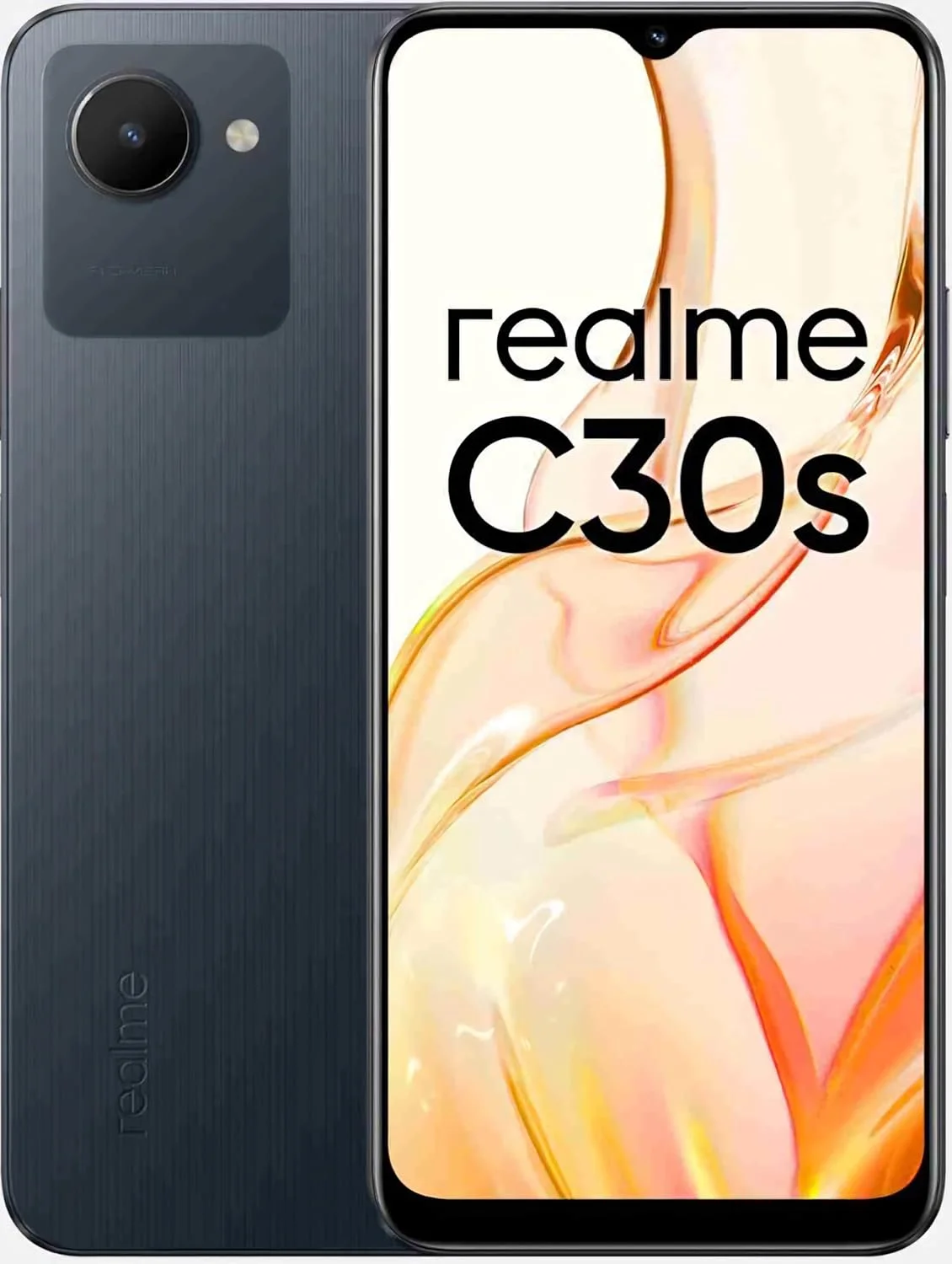 گوشی موبایل Realme C30s (مشکی راه راه، 2 گیگابایت رم، 32 گیگابایت حافظه داخلی)، وای فای