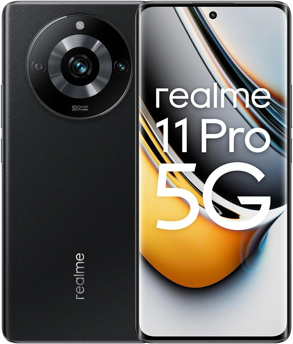 گوشی هوشمند Realme 11 Pro RMX3771 دو سیم کارت 256 گیگابایت رام + 8 گیگابایت رم (فقط GSM | بدون CDMA) نسخه بین المللی آنلاک شده کارخانه ای 5G (مشکی فضایی)