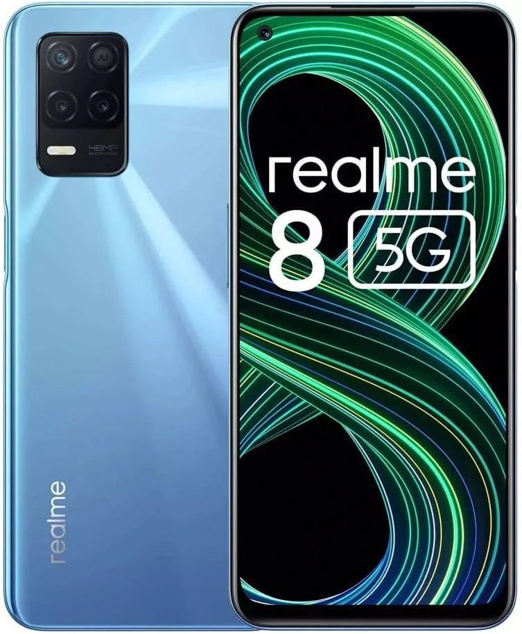 گوشی موبایل ریلمی 8 دو سیم کارت 128 گیگابایت رام 6 گیگابایت 5G (آبی سوپرسونیک) - نسخه بین المللی