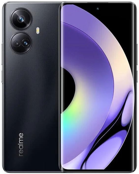 گوشی موبایل Realme 10 Pro+ RMX3686 دو سیم کارت 128 گیگابایت حافظه داخلی + 8 گیگابایت رم (فقط GSM | بدون CDMA) نسخه بین المللی آنلاک فکتوری 5G (ماده تاریک)