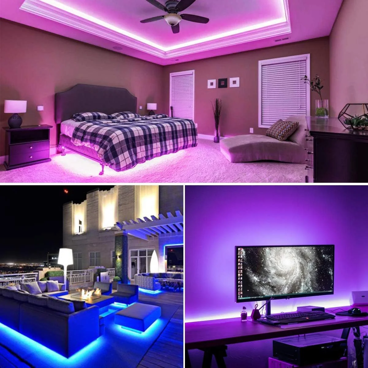 نوار چراغ LED استار لایتینگ، نوار چراغ LED 4 متری RGB SMD 5050 با 120 LED، نورپردازی طنابی تغییر رنگ دهنده، کیت کامل با کنترل از راه دور 24 کلیدی و USB 5V نوار چراغ LED استار لایتینگ، نوار چراغ LED 4 متری RGB SMD 5050 با 120 LED، نورپردازی طنابی تغییر رنگ دهنده، کیت کامل با کنترل از راه دور 24 کلیدی و USB 5V