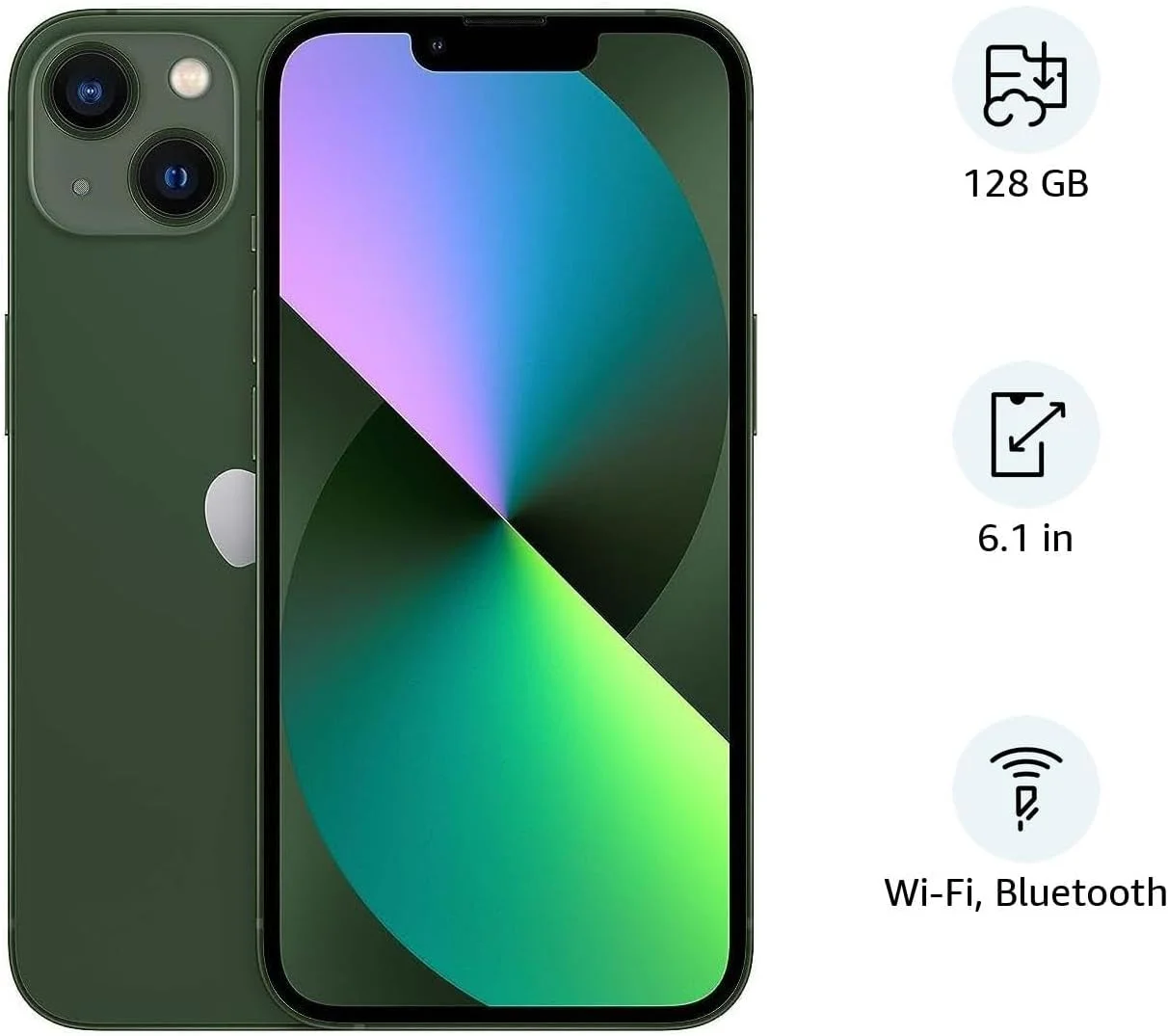 اپل آیفون 13 (128 گیگابایت) - سبز (بازسازی شده) اپل آیفون 13 (128 گیگابایت) - سبز (بازسازی شده)