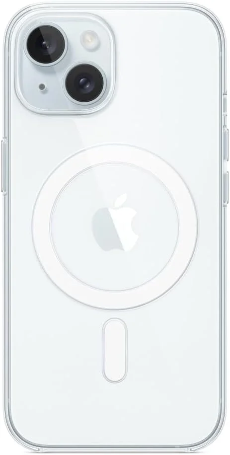 قاب محافظ شفاف آیفون 15 اپل با MagSafe