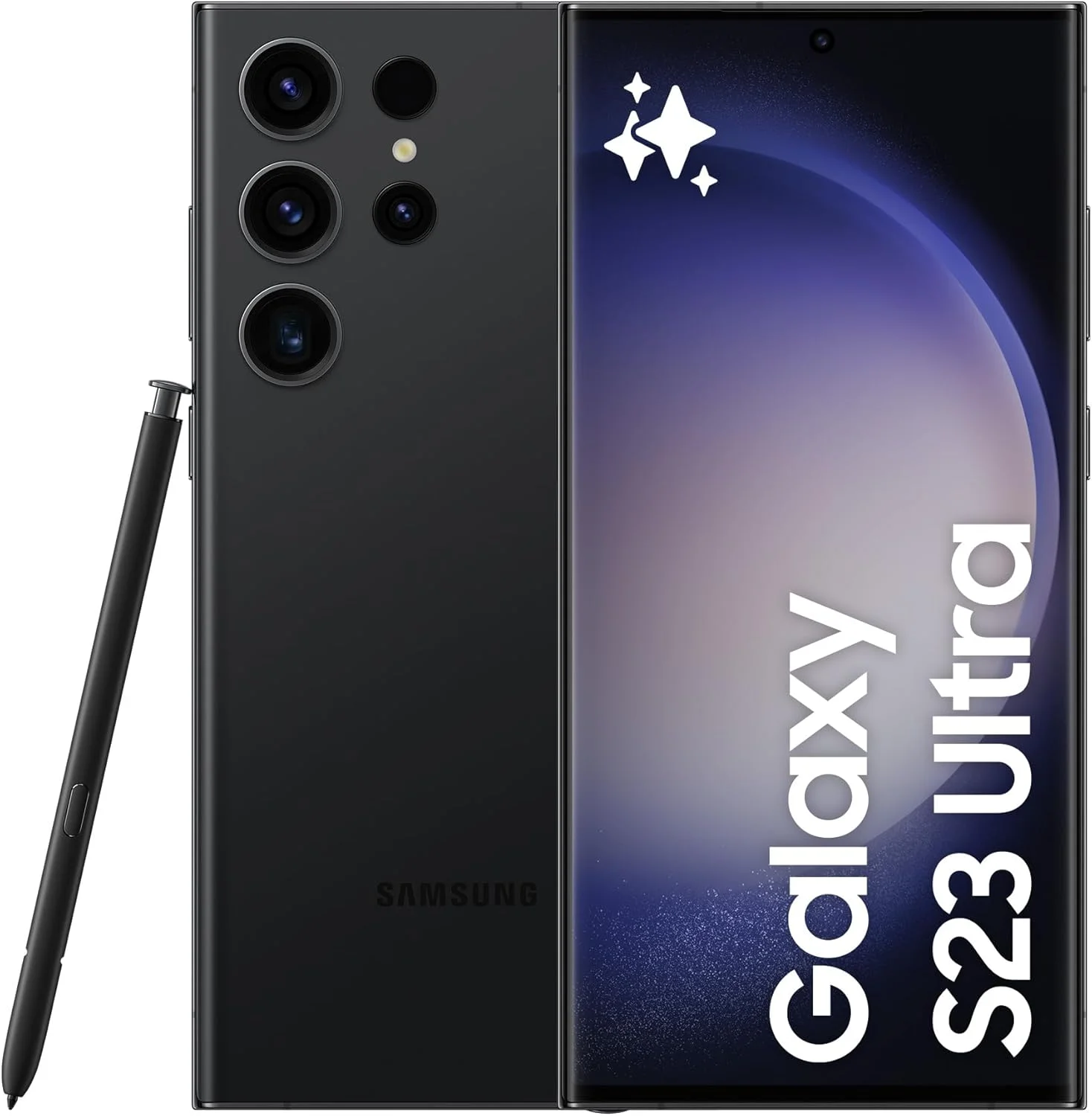 گوشی موبایل سامسونگ گلکسی S23 Ultra، گوشی هوش مصنوعی، دو سیم کارت، 5G، اندروید، رم 12 گیگابایت، حافظه داخلی 256 گیگابایت، مشکی فانتوم (نسخه امارات)