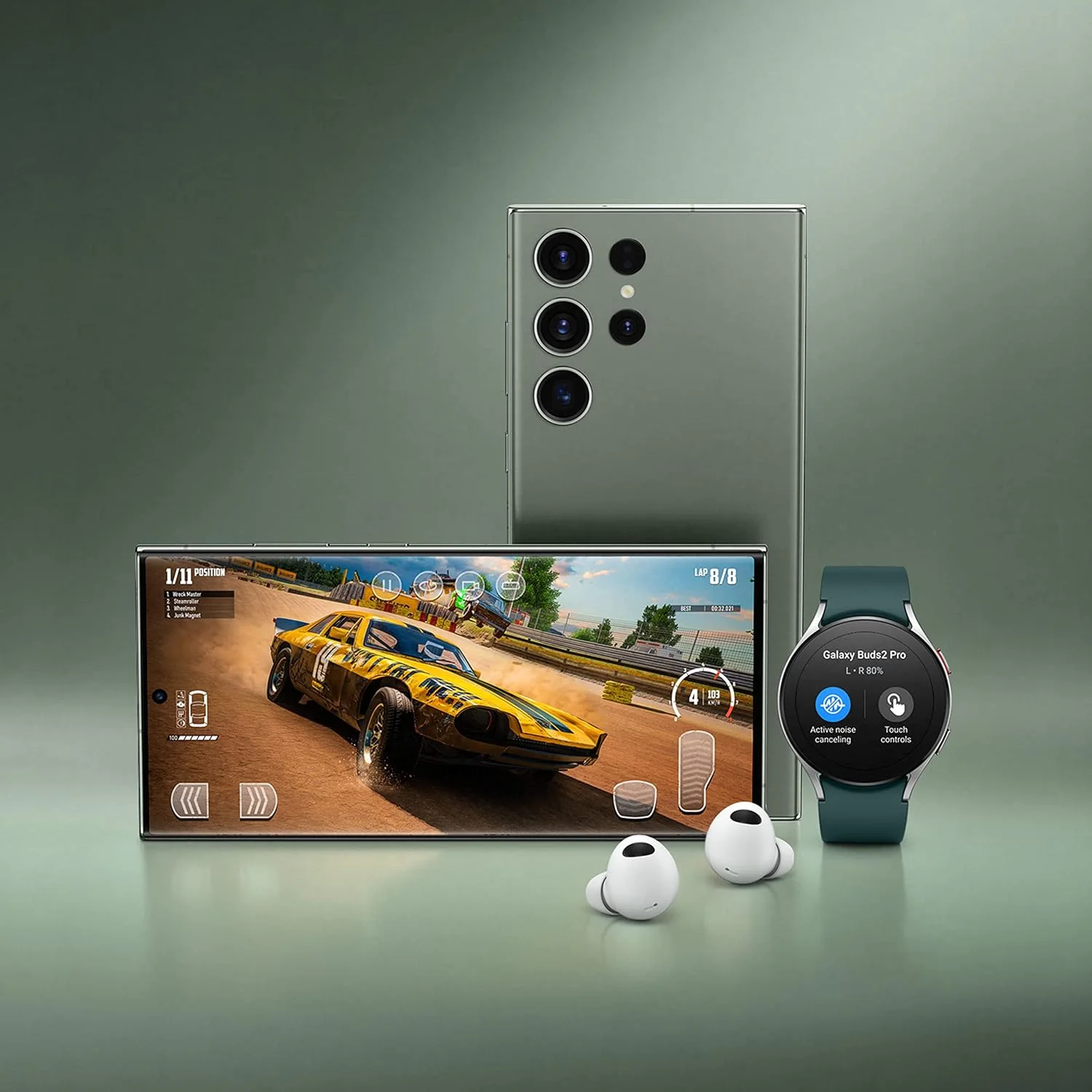 گوشی موبایل سامسونگ گلکسی S23 Ultra، گوشی هوش مصنوعی، دو سیم کارت، 5G، اندروید، رم 12 گیگابایت، حافظه داخلی 256 گیگابایت، مشکی فانتوم (نسخه امارات)