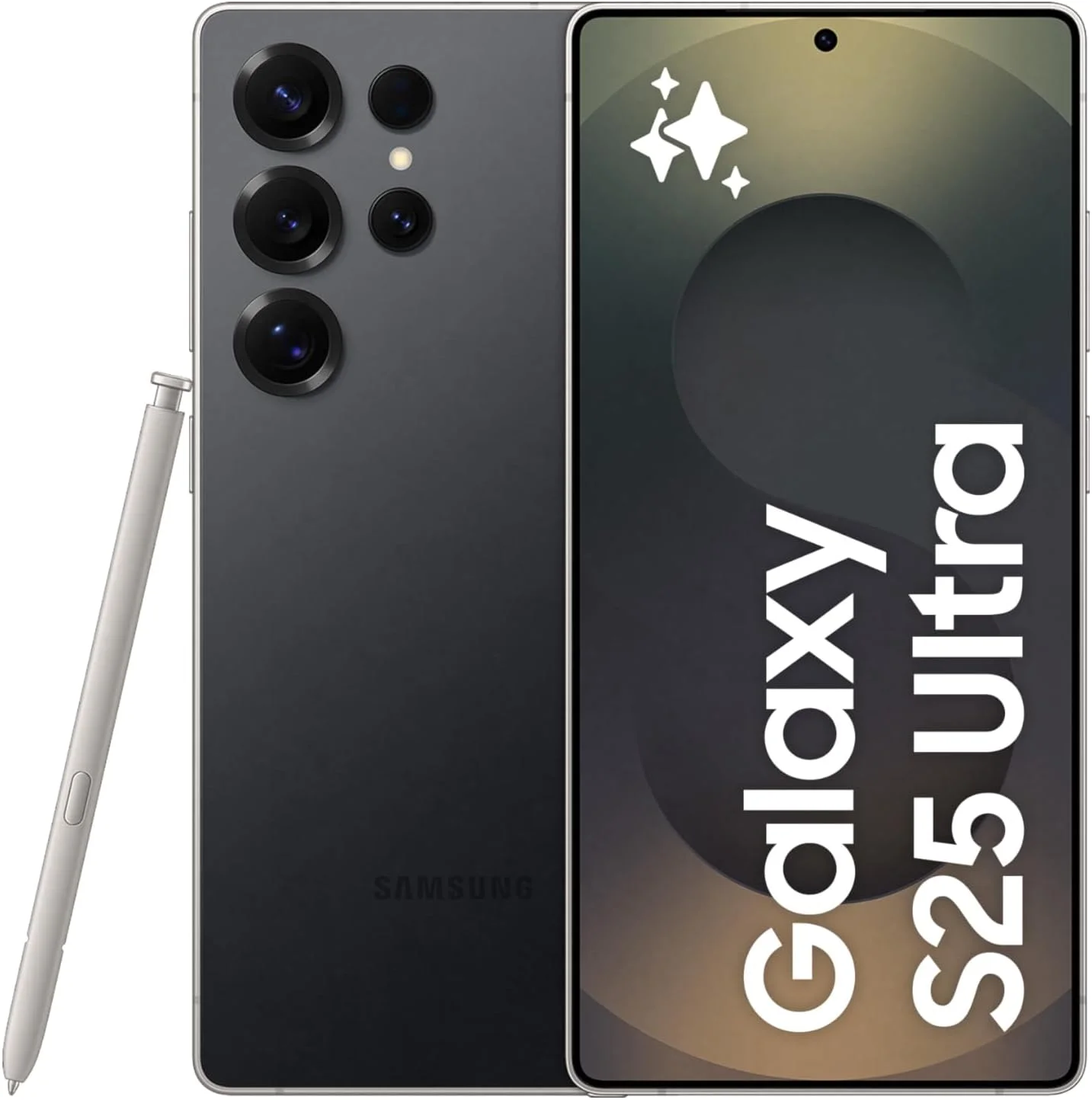 گوشی هوشمند Samsung Galaxy S25 Ultra AI، حافظه 256 گیگابایت، رم 12 گیگابایت، تیتانیوم مشکی، اندروید، دوربین 200 مگاپیکسل، قلم S Pen، عمر باتری طولانی (نسخه امارات)