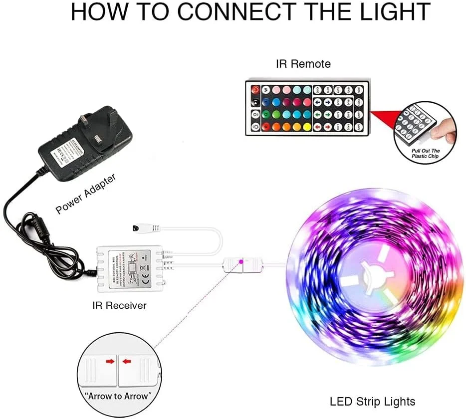 نوار چراغ LED تریفی، کیت نوارهای چراغ LED فوق العاده بلند RGB 5050 با قابلیت تغییر رنگ، نوارهای چراغ LED 10 متری با ریموت 44 کلیدی، چراغ های LED ریموت دار برای اتاق خواب، آشپزخانه، خانه، تزئینات جشنواره (5Mx2) نوار چراغ LED تریفی، کیت نوارهای چراغ LED فوق العاده بلند RGB 5050 با قابلیت تغییر رنگ، نوارهای چراغ LED 10 متری با ریموت 44 کلیدی، چراغ های LED ریموت دار برای اتاق خواب، آشپزخانه، خانه، تزئینات جشنواره (5Mx2)