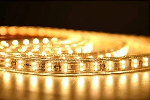 نوار چراغ ال ای دی 50 متری ضد آب/ضد گرد و غبار برای استفاده در فضای داخلی، سفید گرم