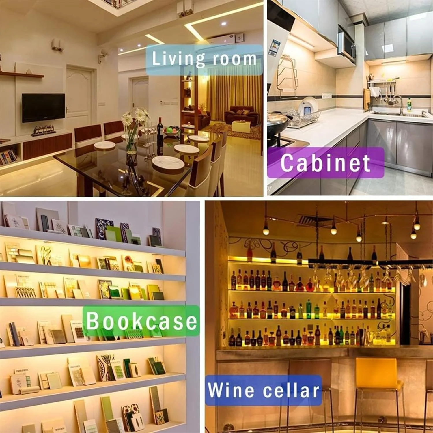 THE WHITE SHOP کیت اتصال دهنده نوار LED دو پین 10 میلی متری شامل اتصال دهنده گوشه زاویه راست L شکل، اتصال دهنده T شکل، اتصال دهنده بدون لحیم و بدون شکاف نوار به سیم برای نوارهای LED انعطاف پذیر تک رنگ 5050 پهن