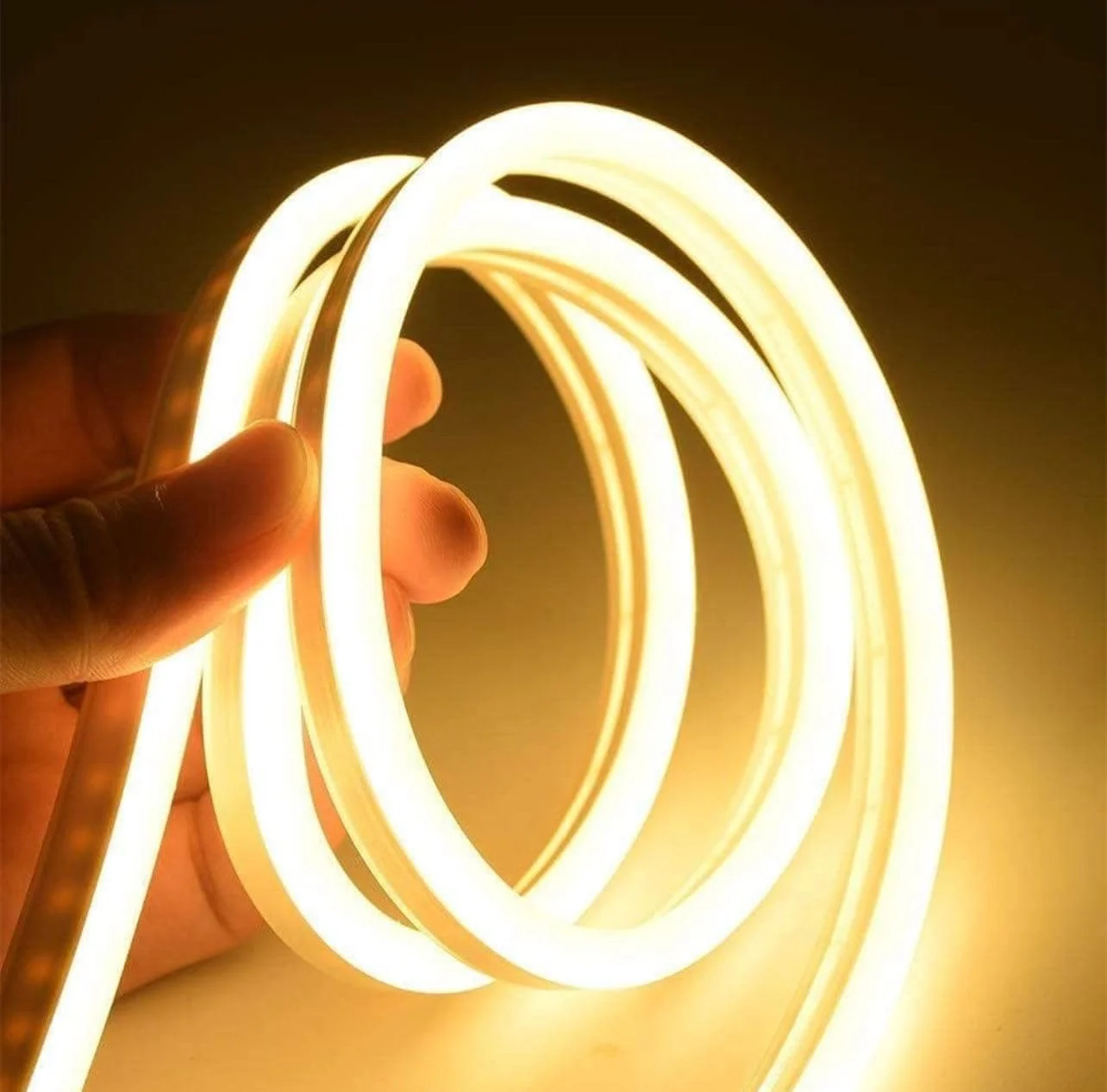 نوار چراغ نئون LED، 50 متر، ضد آب IP65، سفید گرم، نورپردازی انعطاف پذیر داخلی و خارجی برای خانه، آشپزخانه، راه پله نوار چراغ نئون LED، 50 متر، ضد آب IP65، سفید گرم، نورپردازی انعطاف پذیر داخلی و خارجی برای خانه، آشپزخانه، راه پله