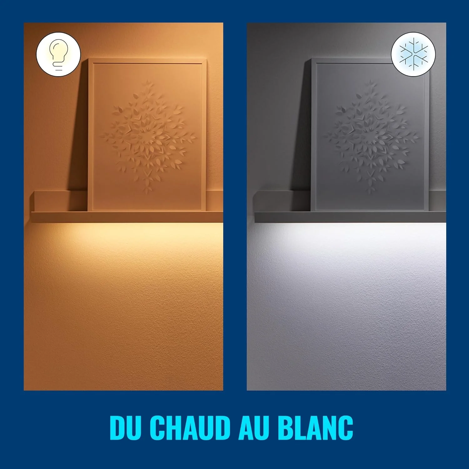 نوار نور رنگی 4 متری WiZ [دوشاخه UK] روشنایی LED هوشمند متصل. برای خانه، اتاق خواب، اتاق نشیمن و اتاق غذاخوری.