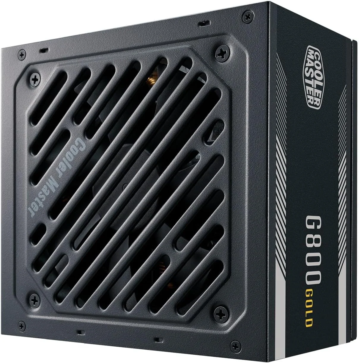 منبع تغذیه کولر مستر G GOLD 800W با کابل A/UK، مشکی