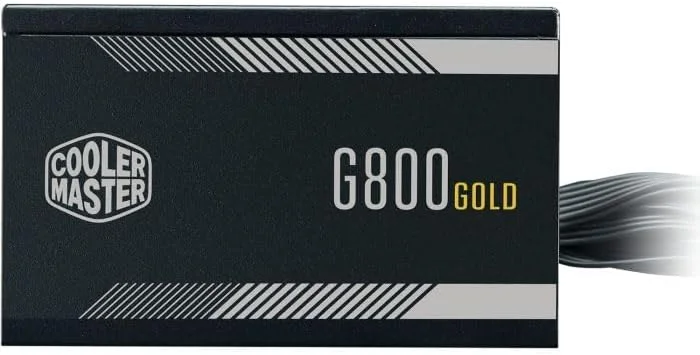 منبع تغذیه کولر مستر G GOLD 800W با کابل A/UK، مشکی منبع تغذیه کولر مستر G GOLD 800W با کابل A/UK، مشکی