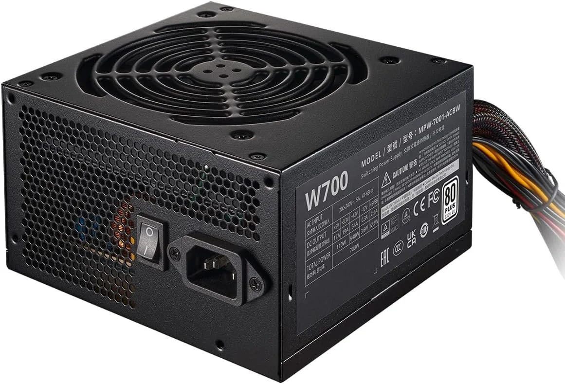 منبع تغذیه کولر مستر Elite NEX W700 80+، سفید
