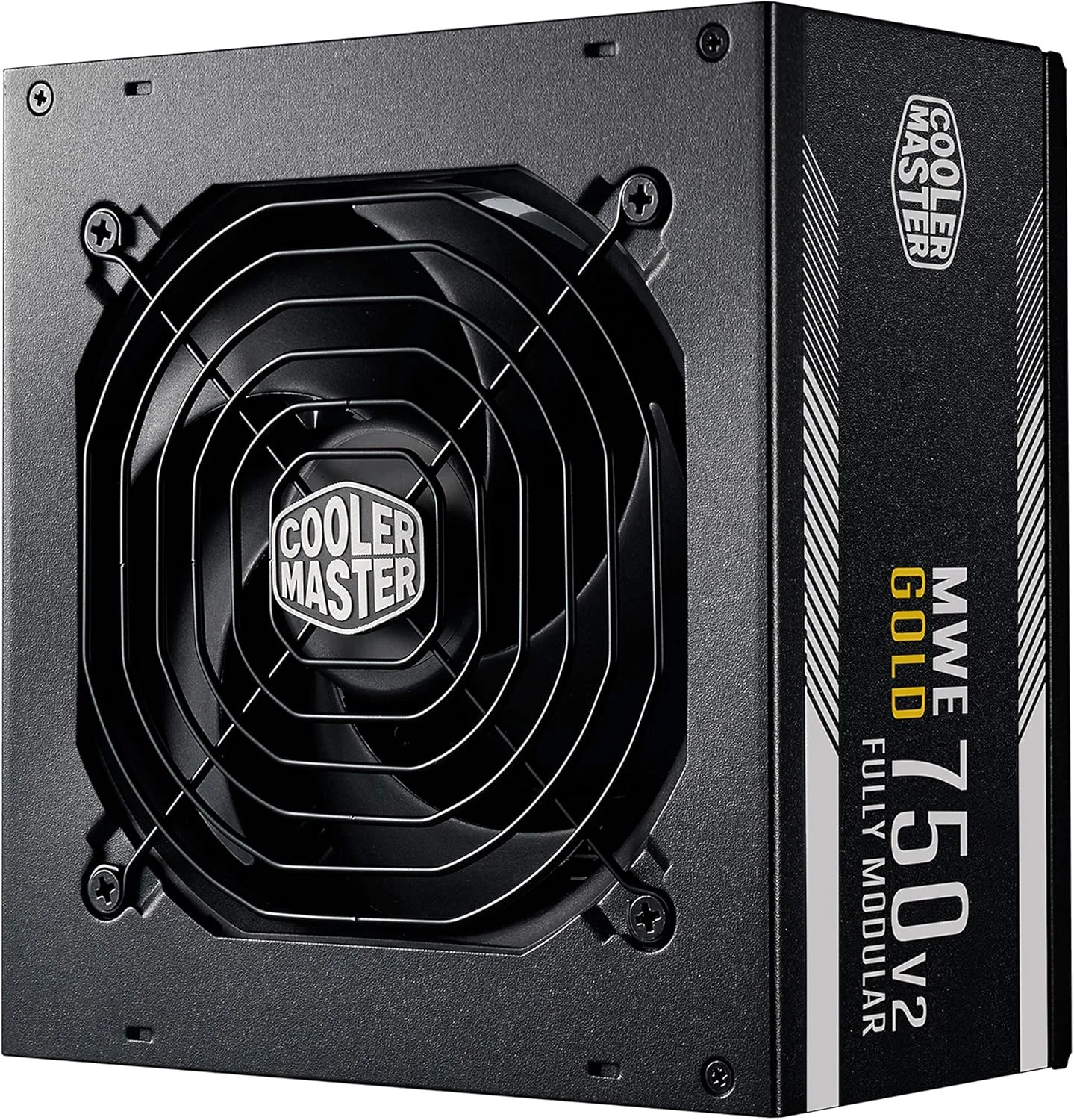 منبع تغذیه کولر مستر MWE Gold 750 - V2، توان 750 وات، 24 پین ATX، ATX، مشکی