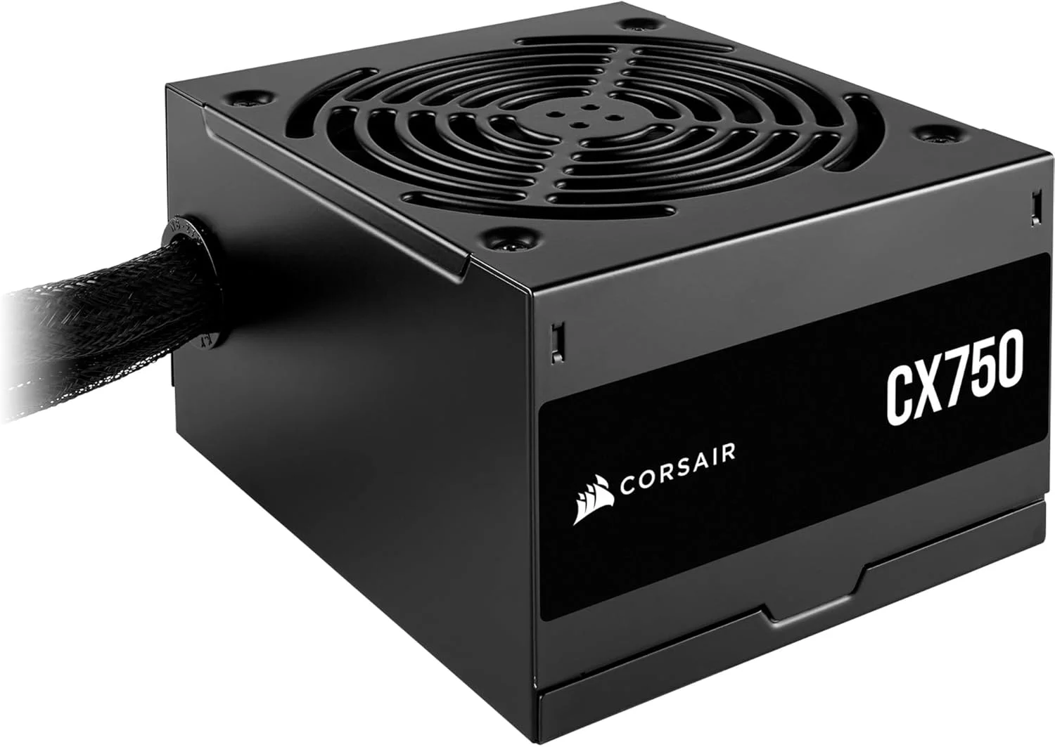 منبع تغذیه 750 وات CORSAIR CX750 ATX - دارای گواهینامه 80 Plus Bronze - کم صدا - کابل های روکش دار - غیر ماژولار - EU - مشکی منبع تغذیه 750 وات CORSAIR CX750 ATX - دارای گواهینامه 80 Plus Bronze - کم صدا - کابل های روکش دار - غیر ماژولار - EU - مشکی