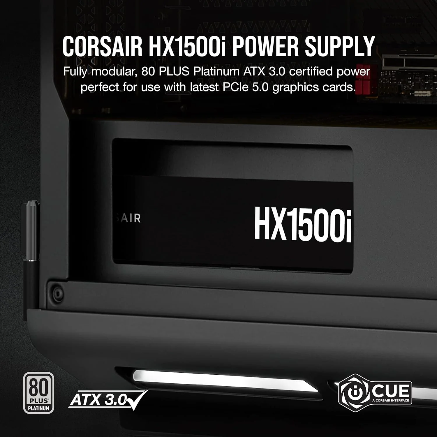 منبع تغذیه کامپیوتر کرسیر HX1500i کاملاً ماژولار با نویز بسیار کم - سازگار با ATX 3.0 و PCIe 5.0 - فن بلبرینگ دینامیک سیال - سازگار با نرم افزار CORSAIR iCUE - راندمان 80 PLUS پلاتینیوم - مشکی منبع تغذیه کامپیوتر کرسیر HX1500i کاملاً ماژولار با نویز بسیار کم - سازگار با ATX 3.0 و PCIe 5.0 - فن بلبرینگ دینامیک سیال - سازگار با نرم افزار CORSAIR iCUE - راندمان 80 PLUS پلاتینیوم - مشکی