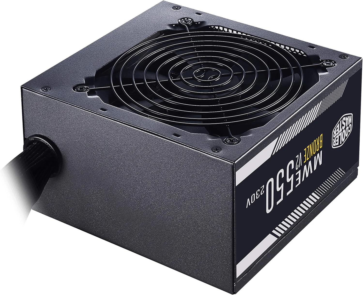 منبع تغذیه کامپیوتر کولر مستر MWE 550 Bronze 230V V2 (دوشاخه EU)، دارای گواهینامه 80 PLUS Bronze، فن HDB حساس به دما، مدار DC-DC + LLC با ریل +12 ولت، غیر ماژولار منبع تغذیه کامپیوتر کولر مستر MWE 550 Bronze 230V V2 (دوشاخه EU)، دارای گواهینامه 80 PLUS Bronze، فن HDB حساس به دما، مدار DC-DC + LLC با ریل +12 ولت، غیر ماژولار