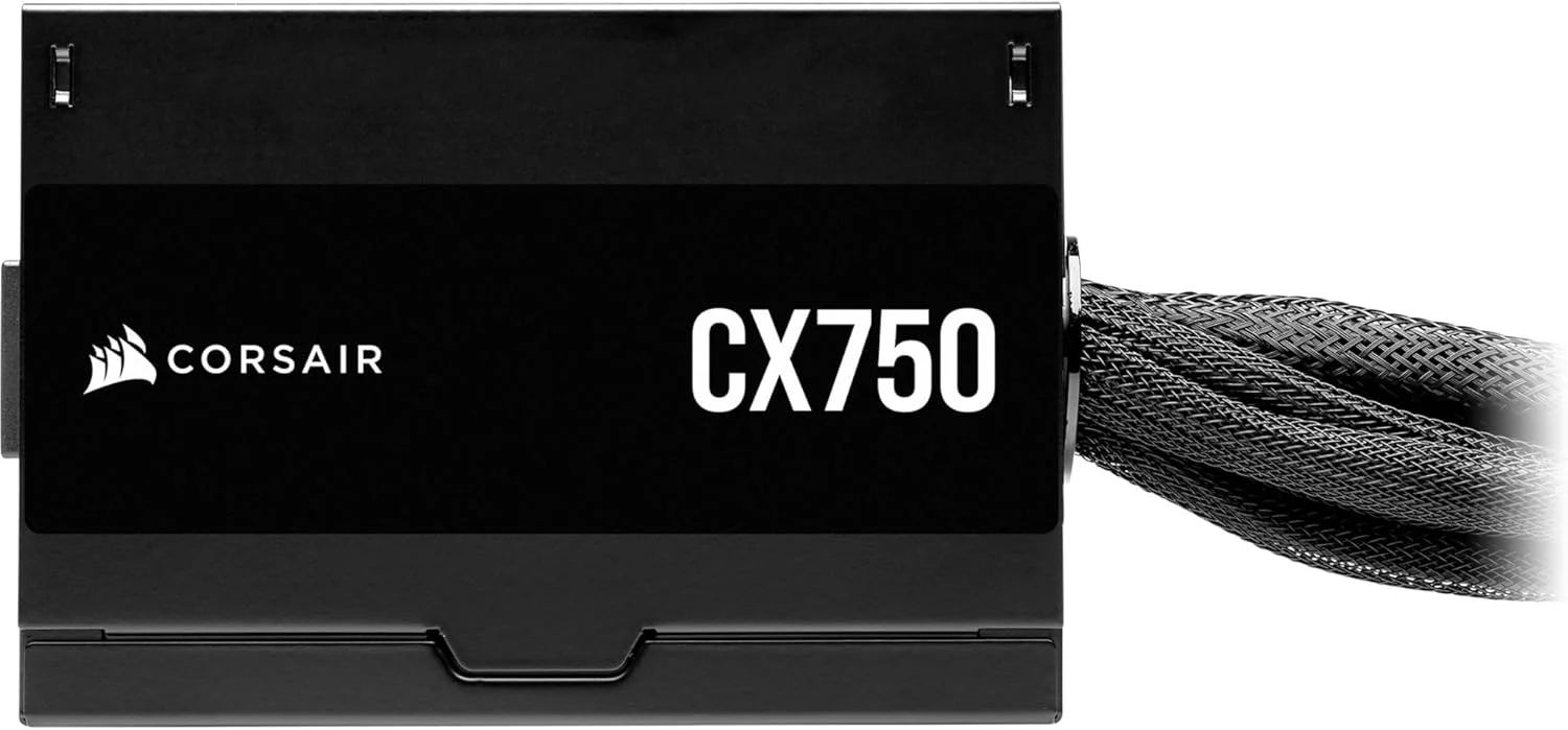 منبع تغذیه 750 وات CORSAIR CX750 ATX - دارای گواهینامه 80 Plus Bronze - کم صدا - کابل های روکش دار - غیر ماژولار - EU - مشکی منبع تغذیه 750 وات CORSAIR CX750 ATX - دارای گواهینامه 80 Plus Bronze - کم صدا - کابل های روکش دار - غیر ماژولار - EU - مشکی