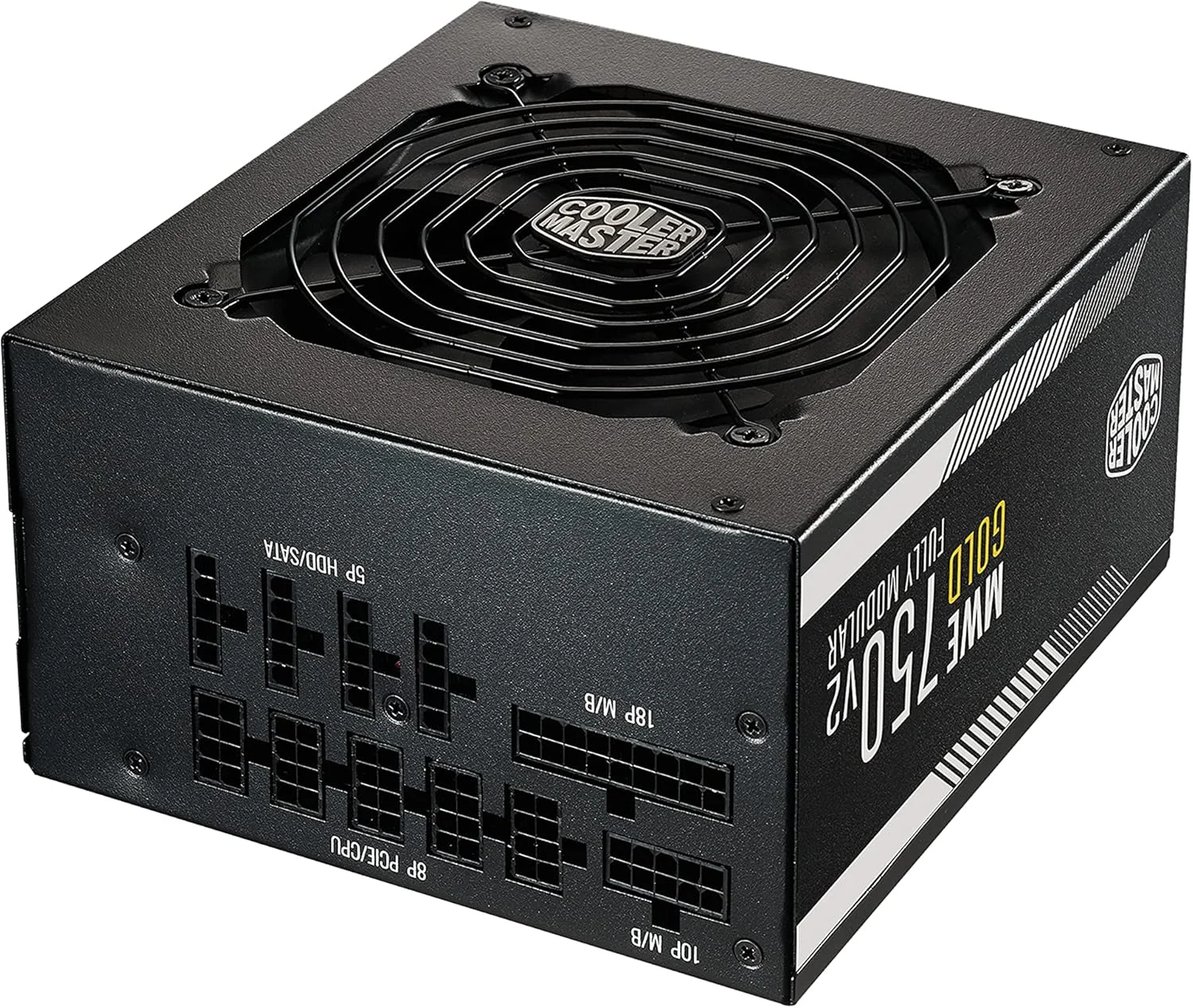 منبع تغذیه کولر مستر MWE Gold 750 - V2، توان 750 وات، 24 پین ATX، ATX، مشکی منبع تغذیه کولر مستر MWE Gold 750 - V2، توان 750 وات، 24 پین ATX، ATX، مشکی